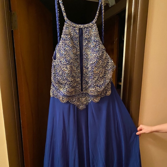Royal Blue Prom Dress - Picture 1 of 5